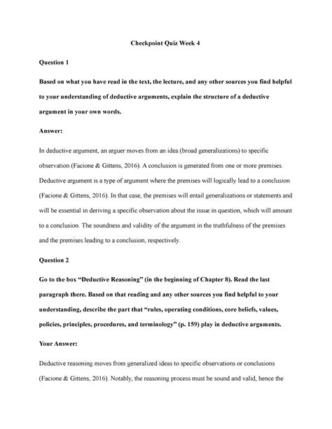Philosophy week 4 check point .